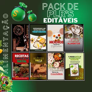 Imagem de capa para o Ebook PLR's de Alimentação 