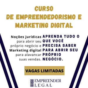 Curso Curso de Empreendedorismo e Marketing Digital - Empreender Legal