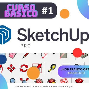 Imagen de portada para Curso online APRENDE SKETCHUP PRO DE LA FORMA MAS FACIL