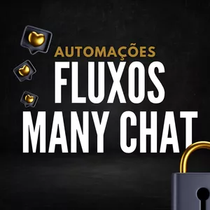 Imagem de capa para o Ebook Fluxos ManyChat para Automações