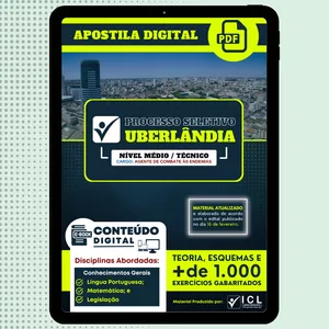 Imagem de capa para o Ebook Apostila Digital - Agente de Combate às Endemias - Conhecimentos Gerais - Processo Seletivo PMU 2024