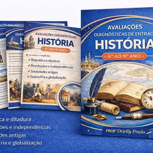Imagem de capa para o Ebook Avaliações Diagnósticas de Entrada – História (6º ao 9º ano)