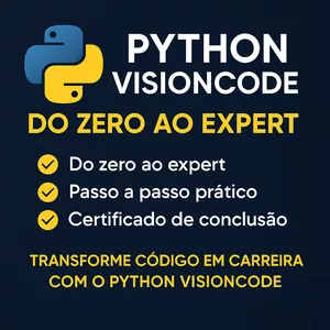 Imagem do curso Python VisionCode – Do Zero ao Expert 