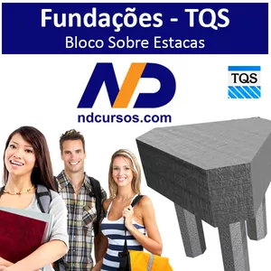 Imagem de capa para o Curso online CURSO TQS - FUNDAÇÕES - Bloco Sobre Estacas