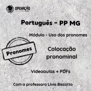 Imagem de capa para o Curso online Português PP MG - Colocação Pronominal