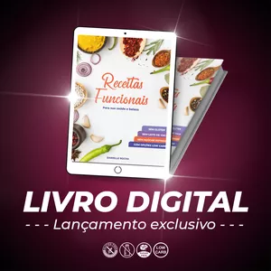 Imagem de capa para o Ebook 100 Receitas Funcionais - Para Usar em Seus Planos Alimentares