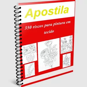 Imagem principal do produto APOSTILA + de  300 RISCOS PARA PINTURA EN TECIDO