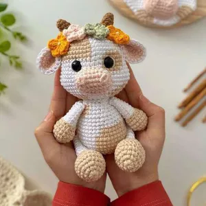 Imagen de portada para Ebook Patron Amigurumi Vaquita Bebe