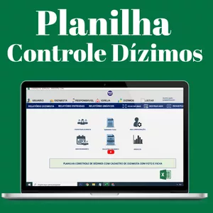 Imagem de capa para o Ebook Planilha Controle de Dízimos e Ofertas