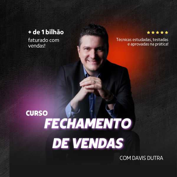 Imagem de CURSO FECHAMENTO DE VENDAS criado por Davis Dutra na hotmart