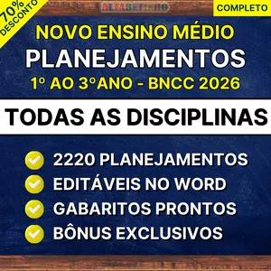 Imagem do curso Planejamentos - Ensino Médio - BNCC 2026