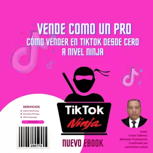 Imagen de portada para Ebook Cómo Vender En TikTok Desde Cero a Nivel Ninja