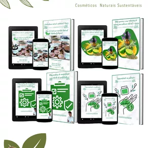 Imagem de capa para o Ebook Curso completo de Saboaria Natural Sustentável!