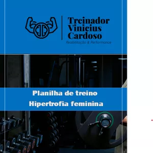 Imagem de capa para o Curso online Planilha de treino - Hipertrofia feminina