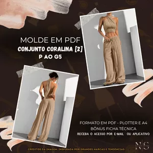 Imagem de capa para o Curso online ✨[Molde em PDF] - Conjunto Coralina [2] ID 4946129 [P ao G5]✨