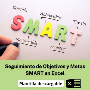 Imagen de portada para Ebook Seguimiento de Objetivos y Metas SMART en Excel