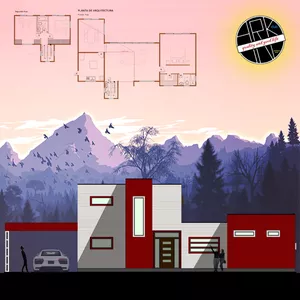 Imagen de portada para Ebook Diseño, Planos y Eetts para construcción de casa 139 m2 Mediterranea Modelo Colbun 