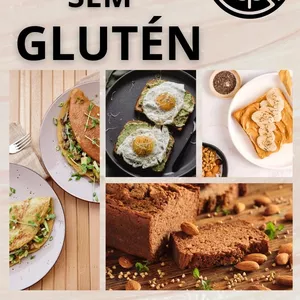 Imagem de capa para o Ebook Delícias Sem Glúten: Receitas para Saborear a Vida com Saúde