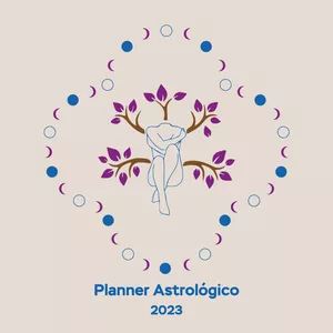 Imagem de capa para o Curso online Planner astrológico 2023 Feita de Fases