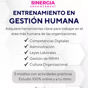 Imagen de portada para Curso online 🧠 Entrenamiento en Gestión Humana
