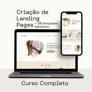 Imagem do curso Páginas que vendem: Curso de Criação de Landing Pages + 50 Templates