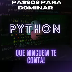 Imagem de capa para o Ebook 10  Passos para Dominar PYTHON 