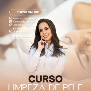 Imagem de capa para o Ebook Curso Limpeza de Pele Profissional