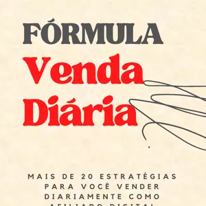 Imagem de capa para o Ebook FÓRMULA VENDA DIÁRIA - Venda diariamente como afiliado