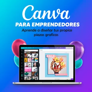 Imagen de portada para Curso online Canva para Emprendedores