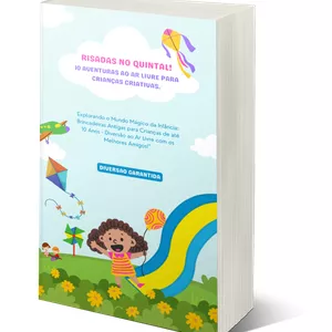 Imagem de capa para o Ebook 10 Aventuras ao Ar Livre para Crianças Criativas.
