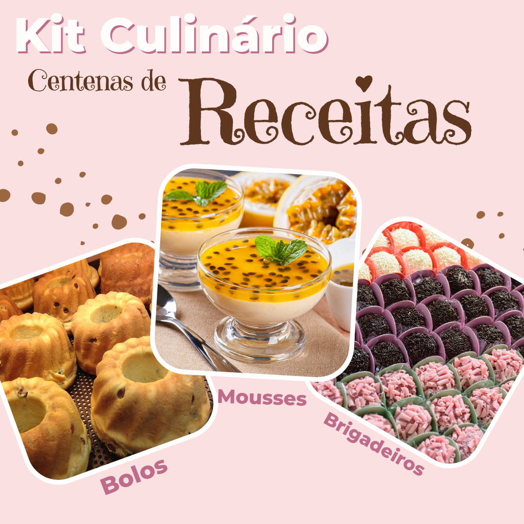 Imagem do curso Kit Culinário: Receitas de Bolos, Mousses e Cia