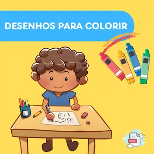 Imagem de capa para o Ebook DESENHOS PARA COLORIR