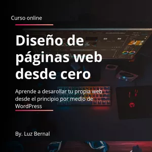 Imagen de portada para Curso online Aprende a crear paginas web con Wordpress