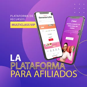 Imagen de portada para Curso online MULTICLASS Plataforma para Afiliados | (Landing pages, Plantillas Divi & Elementor, Mockups, Plugins, etc)