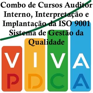 Imagem de Combo de Cursos Auditor Interno, Interpretação e Implantação da ISO 9001 – Sistema de Gestão da Qualidade criado por VIVA PDCA CONSULTORIA na hotmart