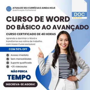 Imagem do curso Curso - Word do Básico ao Avançado