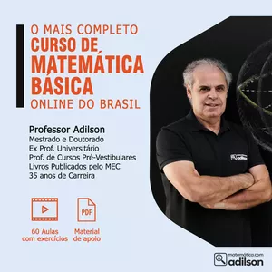 Imagem de capa para o Curso online Curso Matemática Básica - Completo 