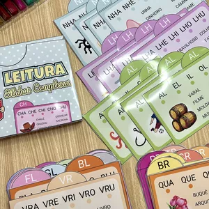 Imagem de capa para o Ebook Fichas de Leitura Sílabas Complexas