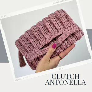 Clutch ANTONELLA - Crochê 