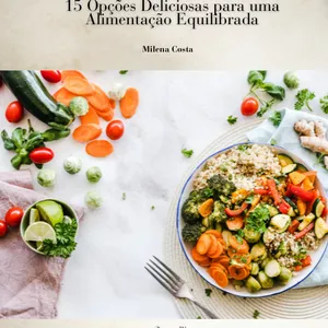 Imagem de capa para o Ebook Receitas Saudáveis 