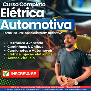 Imagem do curso Curso Completo Elétrica Automotiva + Eletrônica em Geral (Video Aulas + Apostilas)