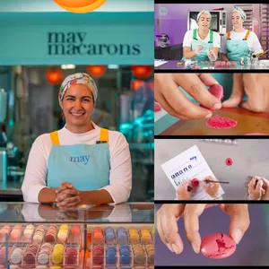 Imagem do curso Macarons, a receita para o sucesso. Por Mayra Toledo.