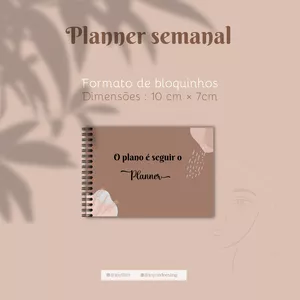 Imagem de capa para o Ebook Planner Semanal