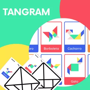 Imagem de capa para o Ebook TANGRAM - atividade 