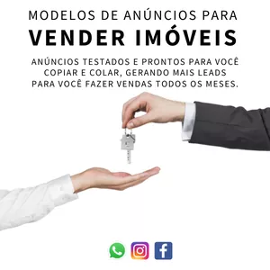 Imagem de capa para o Ebook Modelos de anúncios para vender imóveis