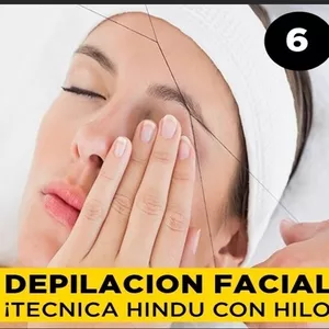 Imagen de portada para Curso online DEPILACIÓN FACIAL + CEJAS (Tec. Hindú)