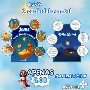 Imagem de capa para o Ebook LUVA PARA HISTÓRIA - O VERDADEIRO NATAL