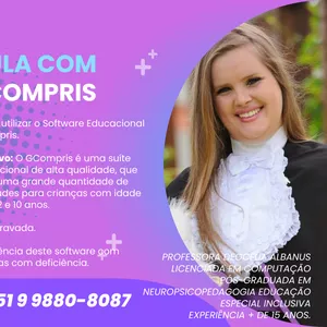 Imagem de capa para o Curso online Aula com Gcompris