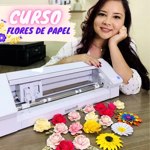 Imagem de capa para o Curso online Curso Flores de Papel