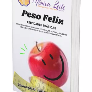 Imagem de capa para o Ebook 🍎PESO FELIZ ATIVIDADES PRÁTICAS, PARA FAZER EM CASA E EMAGRECER 😊
